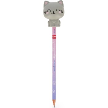 Legami Pencil With Squishy Kitty Be Curious - Squeezies kitty PSQ0002 8052694121532