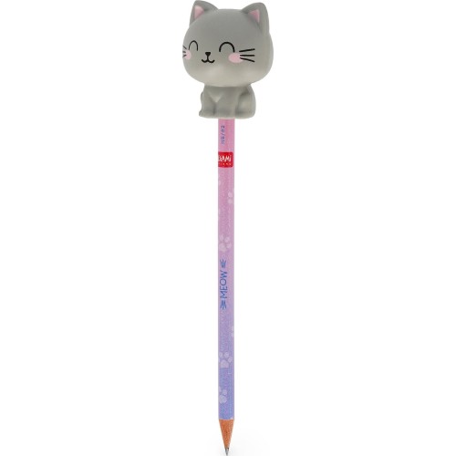 Legami Pencil With Squishy Kitty Be Curious - Squeezies kitty PSQ0002 8052694121532