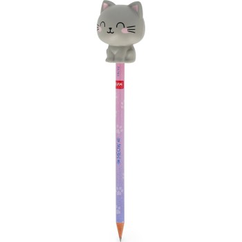 Legami Pencil With Squishy Kitty Be Curious - Squeezies kitty PSQ0002 8052694121532