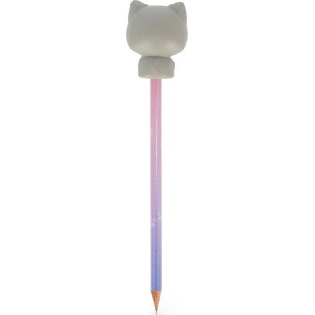 Legami Pencil With Squishy Kitty Be Curious - Squeezies kitty PSQ0002 8052694121532
