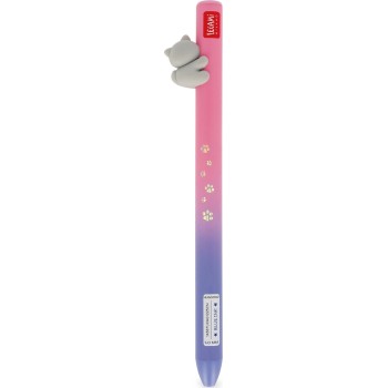 Legami Retractable Ballpoint Kitty Be Curious- Free Hugs kitty HUG0002 8052694122003