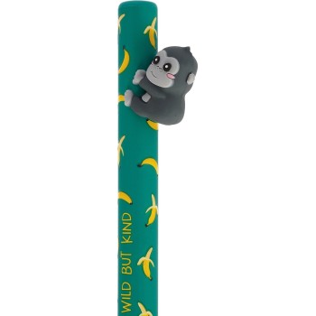 Legami Retractable Ballpoint Gorilla wild but Kind- Free Hugs gorilla HUG0007 8052694122058