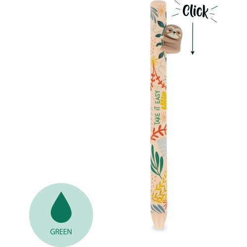 Legami Retractable Ballpoint Sloth take it Easy- Free Hugs sloth HUG0006 8052694122041
