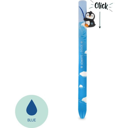 Legami Retractable Ballpoint Penguin always Cool- Free Hugs penguin HUG0005 8052694122034