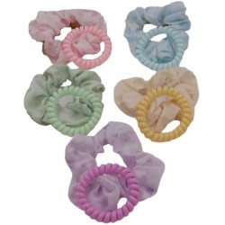 Azure accessories Σετ Παιδικό Scrunchie Και Ελατήριο XA-0658 5200419216251