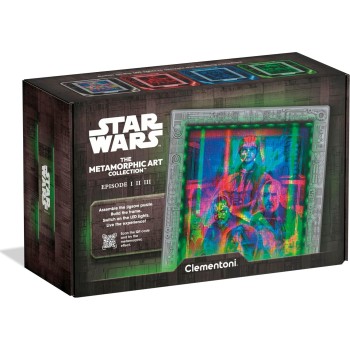 Clementoni Star Wars Metamorphic Art Puzzle Με Φωτιζόμενο Εφέ & Κορνίζα – Επεισόδια I–II–III (520 Τμχ) 1260-35161 8005125351619