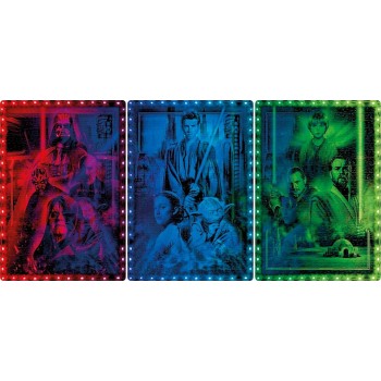Clementoni Star Wars Metamorphic Art Collection Episodes 1-2-3 1260-35161 8005125351619