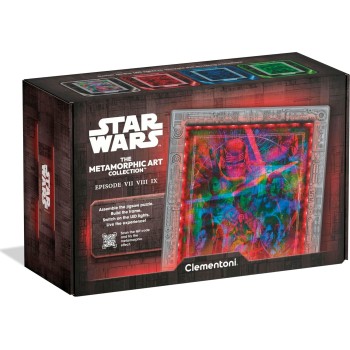 Clementoni Star Wars Metamorphic Art Puzzle Με Φωτιζόμενο Εφέ & Κορνίζα – Επεισόδια VII–VIII–IX (520 Τμχ) 1260-35163 80051253516