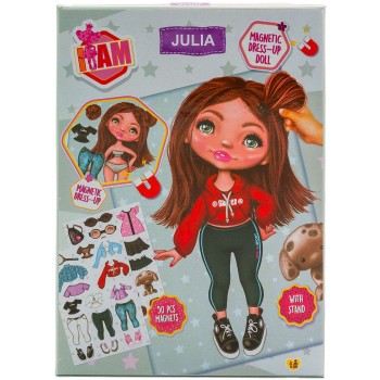 canenco I Am Magnetic Dress Up Doll Model Julia IAM23252V1 / IAM23252FV1 8719668032668