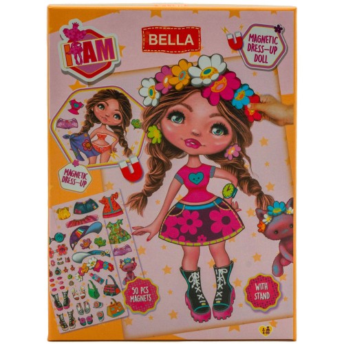 canenco I Am Magnetic Dress Up Doll Model Bella IAM23252V1 / IAM23252DV1 8719668032651