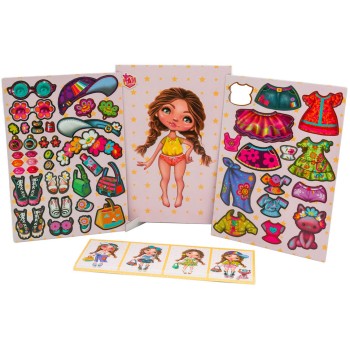 canenco I Am Magnetic Dress Up Doll Model Bella IAM23252V1 / IAM23252DV1 8719668032651