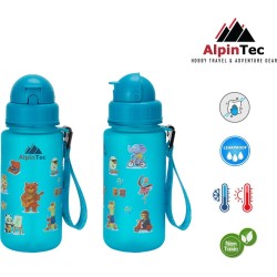 Παγούρι Tritan Alpintec Kids 400Ml (Καλαμάκι) Agua-Hobby Animals C-400-AGHAN 4891321284509