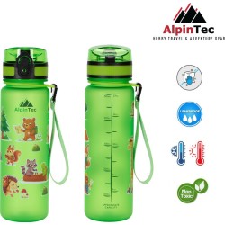 Tritan Alpintec Kids Activities 500Ml Vitality Green-Forest Animal D-500-VGFAN 4891321284479