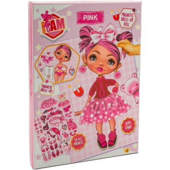 canenco I Am Magnetic Dress Up Doll Model Pink IAM23252V1 / IAM23252AV1 8719668032637