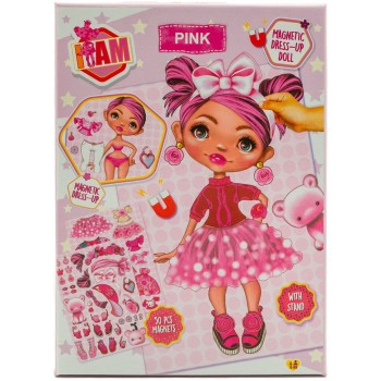 canenco I Am Magnetic Dress Up Doll Model Pink IAM23252V1 / IAM23252AV1 8719668032637