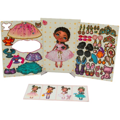canenco I Am Magnetic Dress Up Doll Model Princess IAM23252V1 / IAM23252BV1 8719668032644