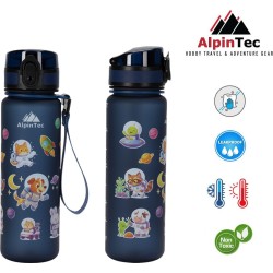 Tritan Alpintec Kids Activities 500Ml Dark Blue-Space Animal D-500-DBSPAN 4891321284455