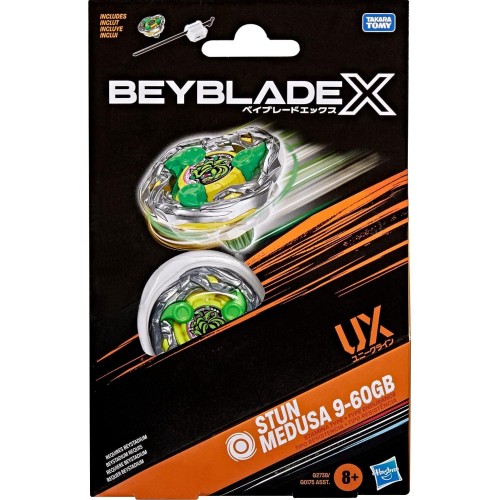 Hasbro beyblade x stun medusa 9-60gb ux starter pack set with takara tomy stamina  G0175 / G2738 5010996385321