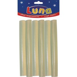 LUNA OFFICE Μπάρες Σιλικόνης Luna Διαφανείς 11mm 6 Τμχ. 000620193 5205698110993