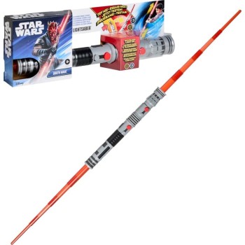 Hasbro Star Wars Darth Maul Electronic Double-Bladed Lightsaber, Officially License G2837 5010996401120