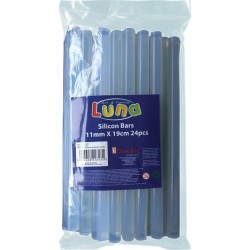 Diakakis imports Μπάρες Σιλικόνης Luna Διαφανείς 11mm-19cm 24 Τμχ. 000620538 | Toys-shop.gr