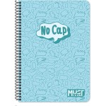 Diakakis imports Spiral Notebook 17x25 Must Team Quotes 5 Subjects 150 Sheets 4 Designs 000587342 | Toys-shop.gr