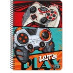 Diakakis imports spiral notebook 17x25 4i 120φ must team player 000586575 | Toys-shop.gr