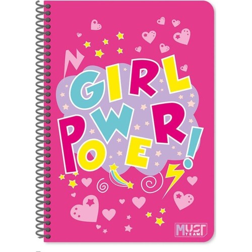 Diakakis imports spiral notebook 17x25 4i 120φ must team cute 000586568 | Toys-shop.gr