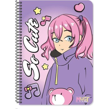 Diakakis imports spiral notebook 17x25 4i 120φ must team bow 000586561 | Toys-shop.gr