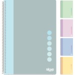 Skag Thematic Notebooks Pastel Vibe A4 3 Themes 80g 312929 5201303312929