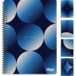 Skag Thematic Notebooks Blue Premium 17x25 2 Themes 80g 313087 5201303313087