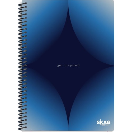Skag Θεματικά Τετράδια Blue Premium 17x25 2 Θεμάτων 80γρ 313087 | Toys-shop.gr