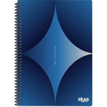 Skag Θεματικά Τετράδια Blue Premium 17x25 2 Θεμάτων 80γρ 313087 | Toys-shop.gr