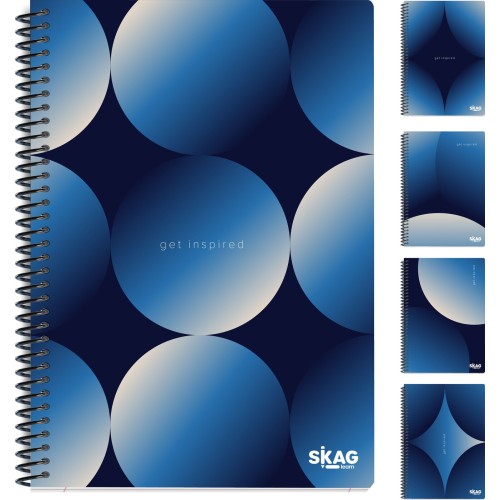 Skag Thematic Notebooks Blue Premium A4 2 Themes 80g 313100 | Toys-shop.gr