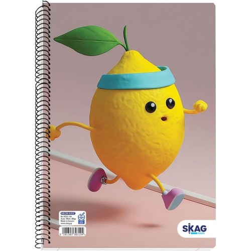SKAG Θεματ.τετράδια NEON KIDZ A4 3θεμ 80γρ Ν.9333 303194 | Toys-shop.gr