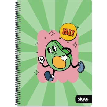 SKAG Subjectnotebooks NEON KIDZ A4 3sqm 80gr N.9333 303194 | Toys-shop.gr