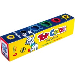 Toy Color Finger Paints 25Ml (6 Pcs) 220.005472 8015189005472