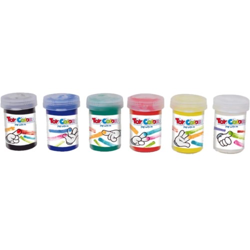 Toy Color Finger Paints 25Ml (6 Pcs) 220.005472 8015189005472