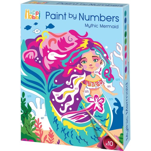 As company Happihobbi Paint by Numbers Mythical for 7+ Years 1038-41030 | Toys-shop.gr
