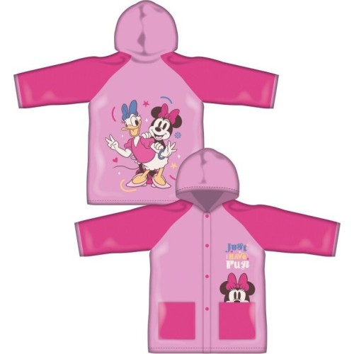 Arditex Minnie Mouse Hooded PVC Raincoat WD18031  8430957180319