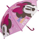 Arditex Minnie Mouse Polyester Umbrella, 8 Panels, 86cm Diameter, Automatic Opening WD18028  8430957180289