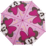 Arditex Minnie Mouse Polyester Umbrella, 8 Panels, 86cm Diameter, Automatic Opening WD18028  8430957180289