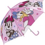 Arditex Minnie Mouse Polyester Umbrella, 8 Panels, 86cm Diameter, Automatic Opening WD18028  8430957180289