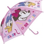Arditex Minnie Mouse Polyester Umbrella, 8 Panels, 86cm Diameter, Automatic Opening WD18028  8430957180289