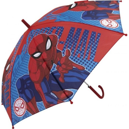 Arditex Spiderman Polyester Umbrella, 8 Panels, 86cm Diameter, Automatic Opening SM18083  8430957180838