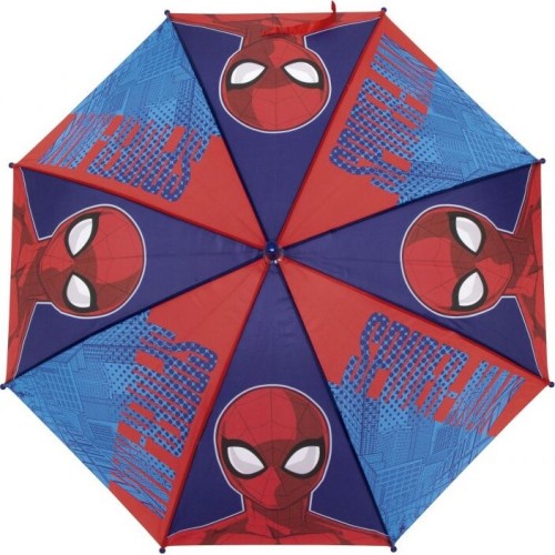 Arditex Spiderman Polyester Umbrella, 8 Panels, 86cm Diameter, Automatic Opening SM18083  8430957180838