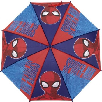Arditex Spiderman Polyester Umbrella, 8 Panels, 86cm Diameter, Automatic Opening SM18083  8430957180838