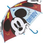 Arditex Mickey Mouse Polyester Umbrella, 8 Panels, 86cm Diameter, Automatic Opening WD18039  8430957180395