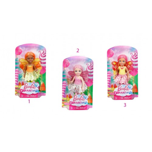 Mattel Barbie Τσέλσι Μικρές Νεράιδες (3 Σχέδια) DVM87 / ASST 887961372564