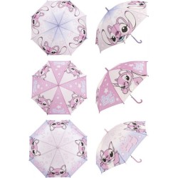 Arditex Lilo & Stitch Polyester Umbrella, 8 Panels, 86cm Diameter, Automatic Opening WD18050  8430957180500